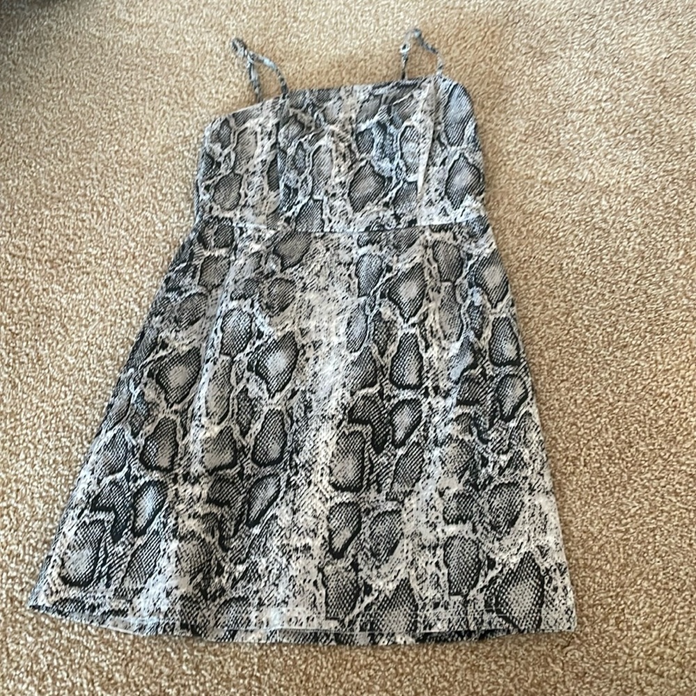 Charlie Moss Snakeskin Dress